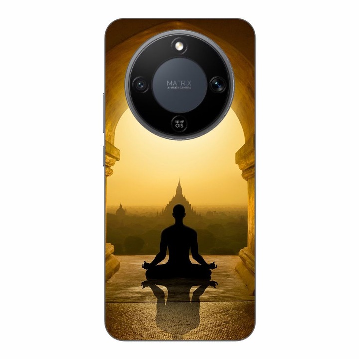 Husa compatibila cu Honor Magic8 Lite Silicon Gel Tpu Model Meditation