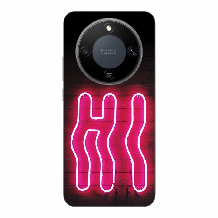 Husa compatibila cu Honor Magic8 Lite Silicon Gel Tpu Model Neon Hi