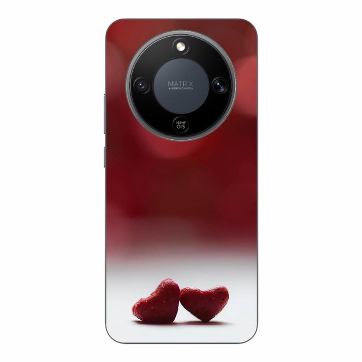 Husa compatibila cu Honor Magic8 Lite Silicon Gel Tpu Model Little Hearts