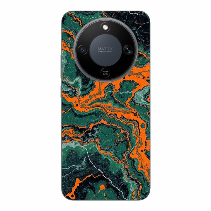 Husa compatibila cu Honor Magic8 Lite Silicon Gel Tpu Model Soft Jade Marble