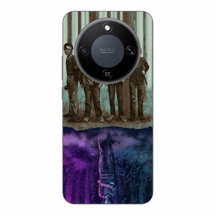 Husa compatibila cu Honor Magic8 Lite Silicon Gel Tpu Model Stranger Things Upside Down Eleven