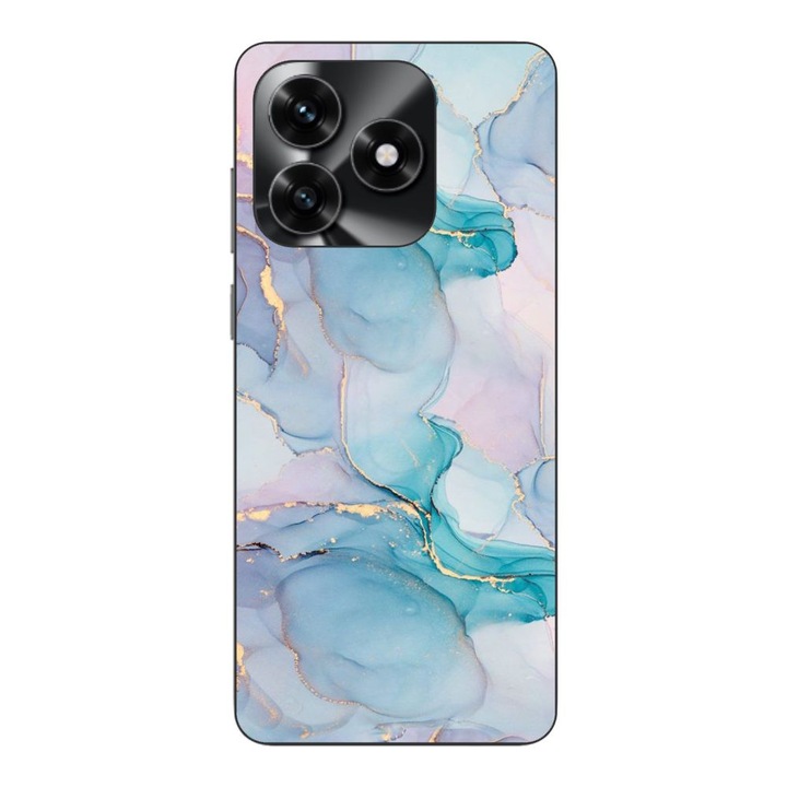 Husa compatibila cu Honor X5c Plus Silicon Gel Tpu Model Abstract Watercolor Marble