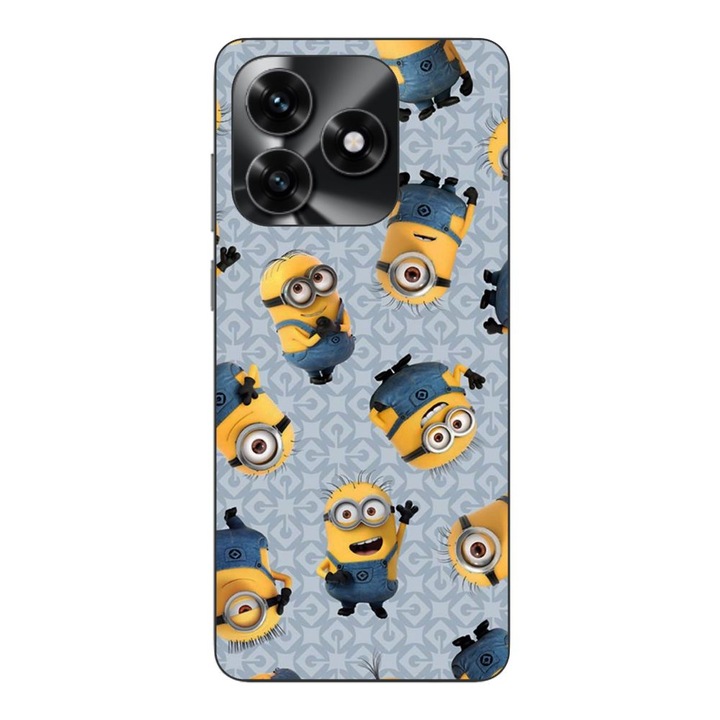 Husa compatibila cu Honor X5c Plus Silicon Gel Tpu Model Pattern Minioni