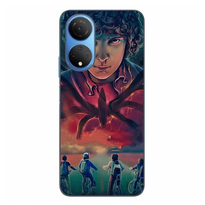 Husa compatibila cu Honor X7 Silicon Gel Tpu Model Stranger Things Cartoon