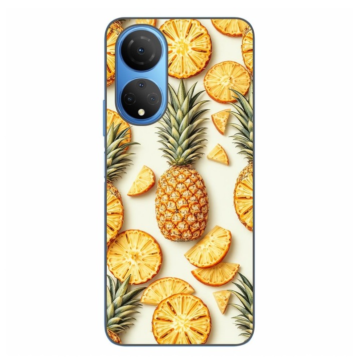 Husa compatibila cu Honor X7 Silicon Gel Tpu Model Juicy Pineapple