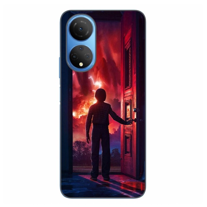 Husa compatibila cu Honor X7 Silicon Gel Tpu Model Stranger Things Door to Hell