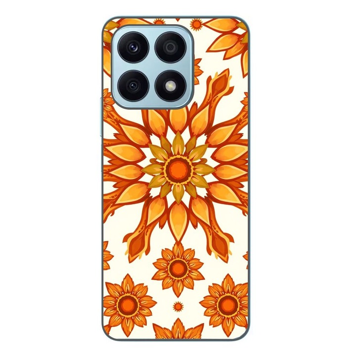 Husa compatibila cu Honor X8a Silicon Gel Tpu Model Sun Flower Soul
