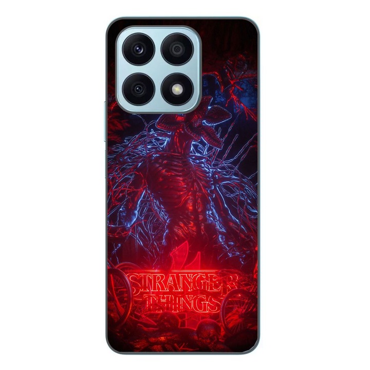 Husa compatibila cu Honor X8a Silicon Gel Tpu Model Stranger Things Demogorgon