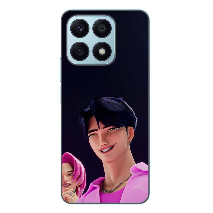 Husa compatibila cu Honor X8a Silicon Gel Tpu Model KPop Demon Hunters Saja Cool