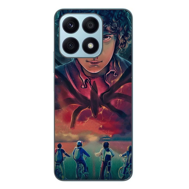 Husa compatibila cu Honor X8a Silicon Gel Tpu Model Stranger Things Cartoon