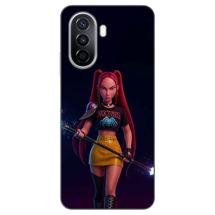 Husa compatibila cu Huawei Nova Y70 Silicon Gel Tpu Model KPop Demon Hunters Mira Fight