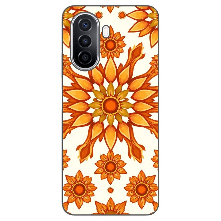 Husa compatibila cu Huawei Nova Y70 Silicon Gel Tpu Model Sun Flower Soul