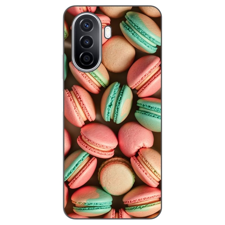 Husa compatibila cu Huawei Nova Y70 Silicon Gel Tpu Model Tasty Macarons
