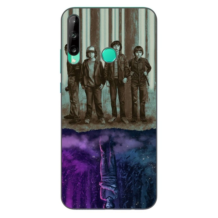 Husa compatibila cu Huawei P40 Lite E Silicon Gel Tpu Model Stranger Things Upside Down Eleven