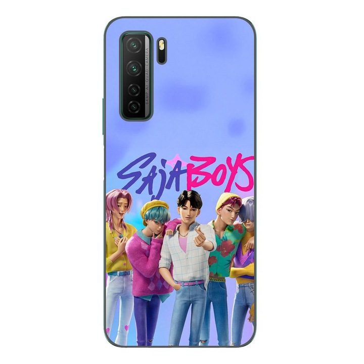 Husa compatibila cu Huawei P40 Lite 5G Silicon Gel Tpu Model KPop Demon Hunters Saja Boys