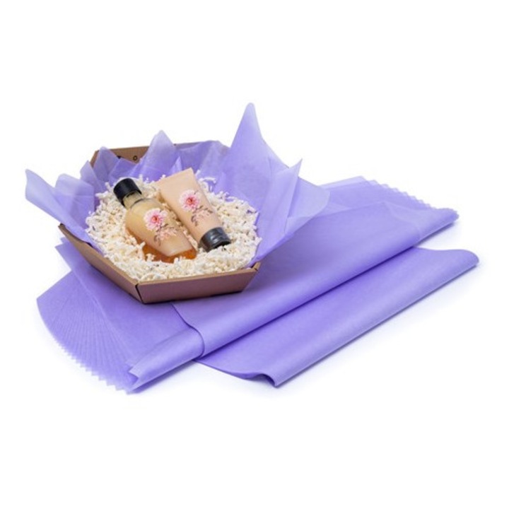 Hartie decorativa NEOPAK, Violet, 50x70cm, 20g, neteda, 100 coli