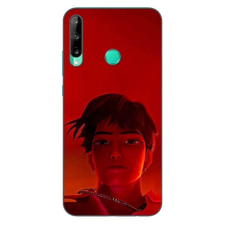 Husa compatibila cu Huawei P40 Lite E Silicon Gel Tpu Model KPop Demon Hunters Jinu Red