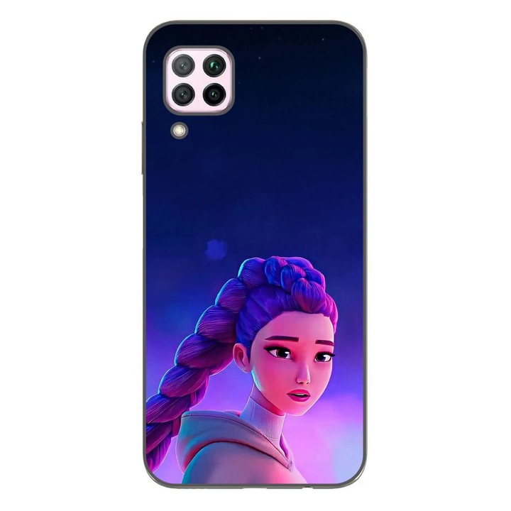 Husa compatibila cu Huawei P40 Lite Silicon Gel Tpu Model KPop Demon Hunters Rumi Sunset