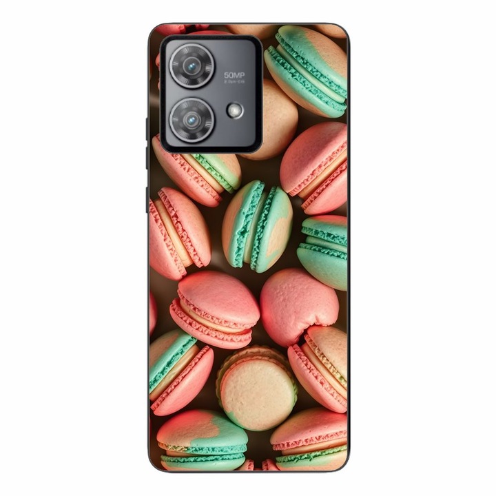 Husa compatibila cu Motorola Edge 40 Neo Silicon Gel Tpu Model Tasty Macarons