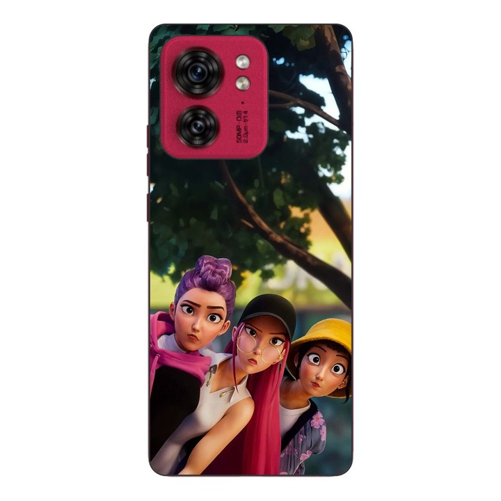 Husa compatibila cu Motorola Edge 40 Silicon Gel Tpu Model KPop Demon Hunters Shy Girls