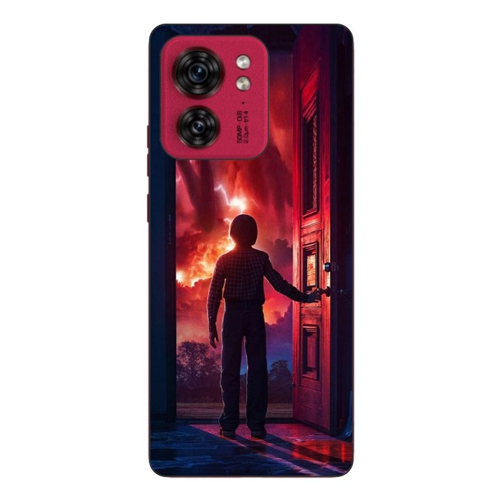 Husa compatibila cu Motorola Edge 40 Silicon Gel Tpu Model Stranger Things Door to Hell