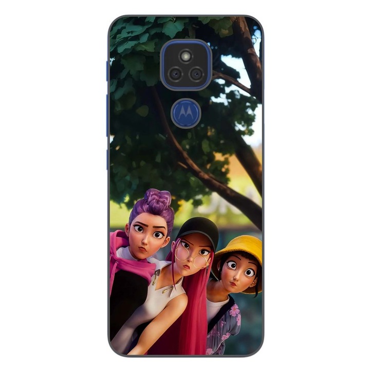 Husa compatibila cu Motorola Moto G9 Play Silicon Gel Tpu Model KPop Demon Hunters Shy Girls
