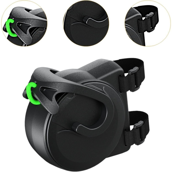 Sistem de tractare bicicleta pentru copii, KATITFENXK®, Extensibil 2.6m, Automatic Shrinkage, Capacitate de incarcare pana la 200 kg, Negru