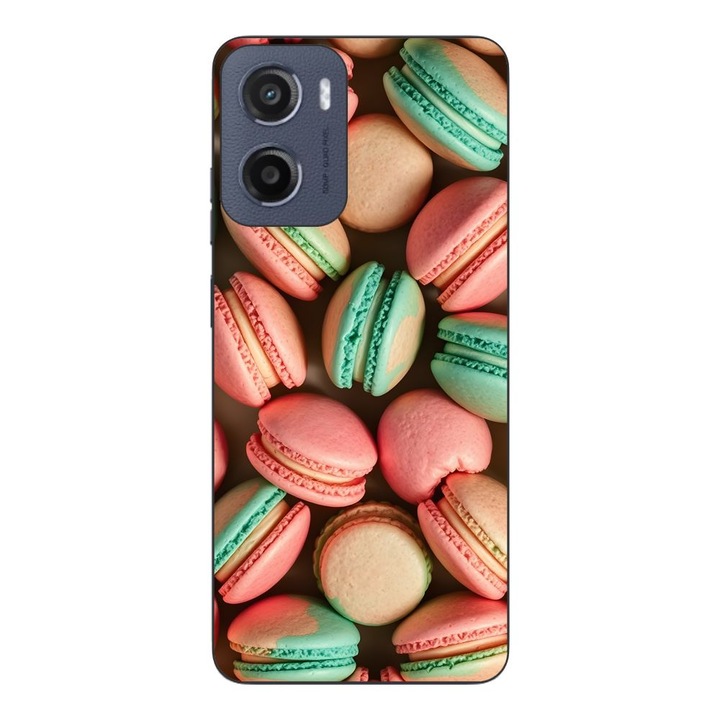 Husa compatibila cu Motorola Moto G05 Silicon Gel Tpu Model Tasty Macarons