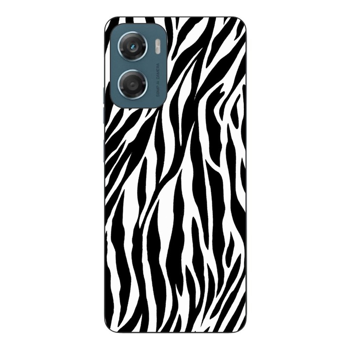 Husa compatibila cu Motorola Moto G06 Silicon Gel Tpu Model Animal Print Zebra Pattern