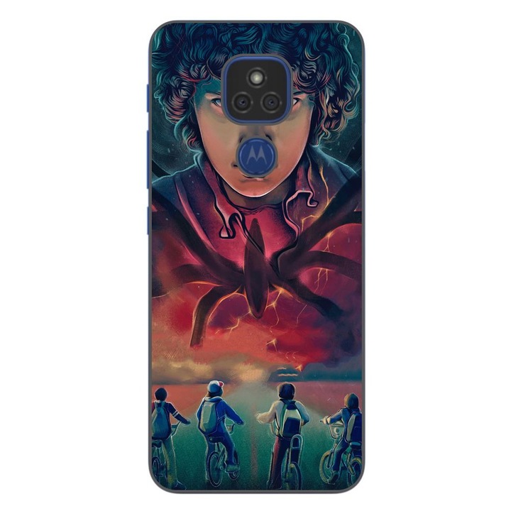 Husa compatibila cu Motorola Moto G9 Play Silicon Gel Tpu Model Stranger Things Cartoon