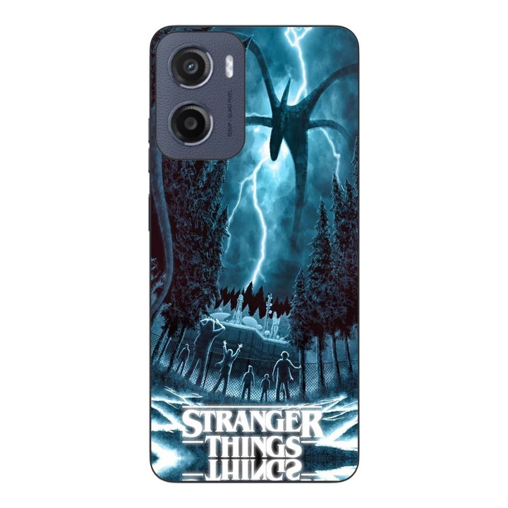 Husa compatibila cu Motorola Moto G05 Silicon Gel Tpu Model Stranger Things Storm Monster
