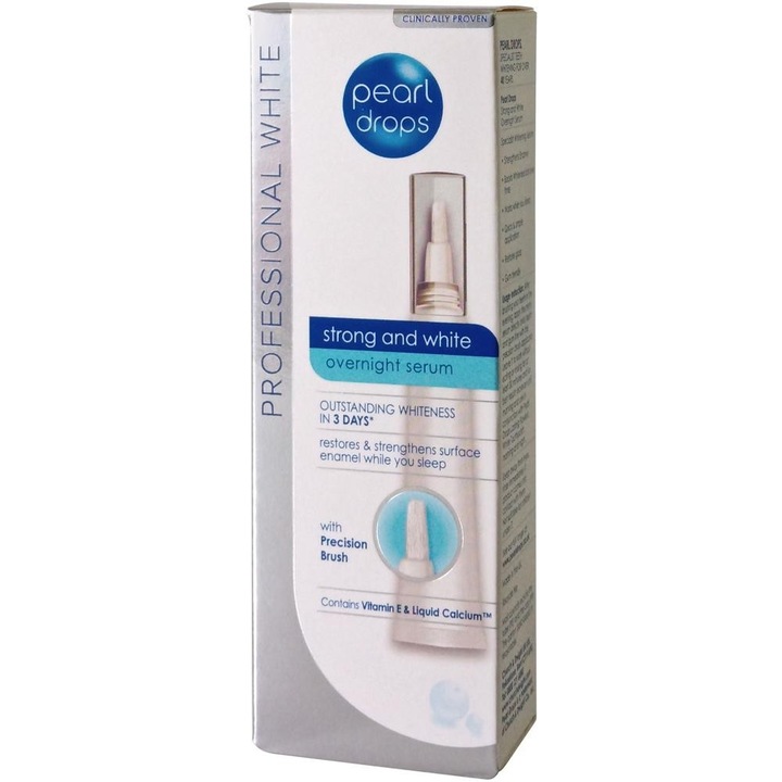 Set 2 x Ser pentru Albirea Dintilor Pearl Drops Strong & White, 15 ml