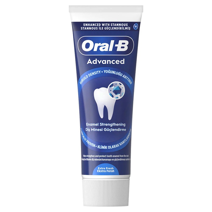 Паста за зъби Advanced Enamel Strengthening, 75 мл, Oral B