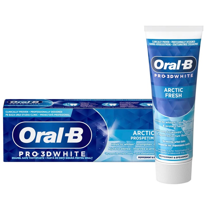 Паста за зъби Expert White Arctic Fresh, 75мл, Oral B