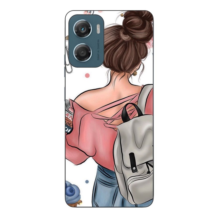 Husa compatibila cu Motorola Moto G06 Silicon Gel Tpu Model Girl Fashion School