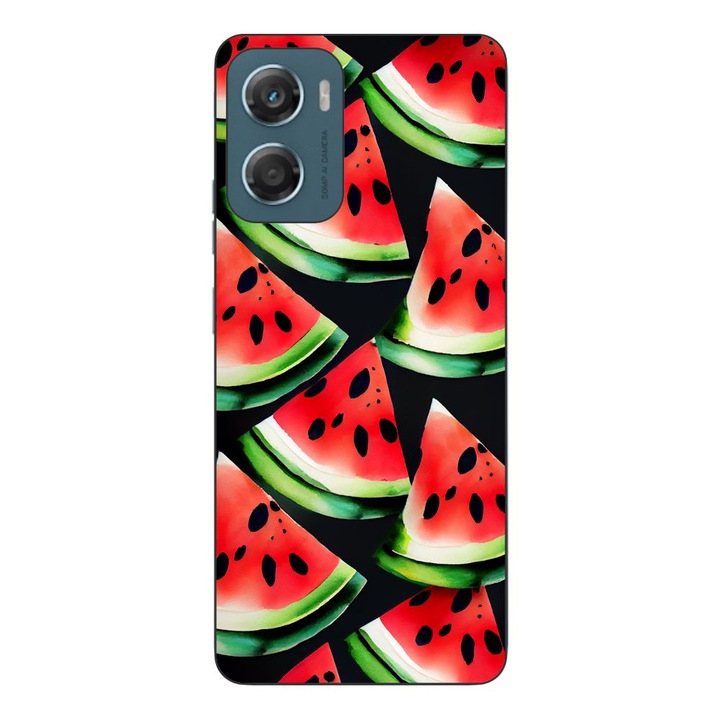 Husa compatibila cu Motorola Moto G06 Silicon Gel Tpu Model Watermelon Slices
