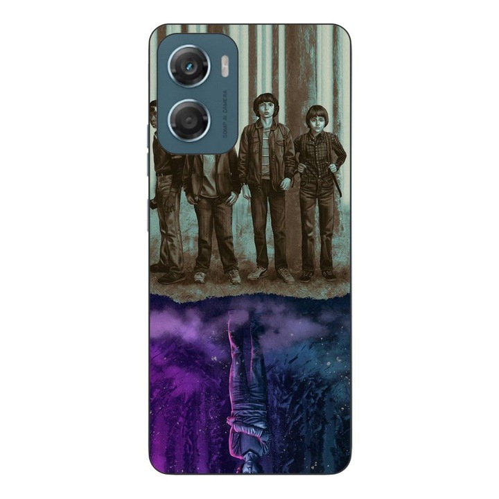 Husa compatibila cu Motorola Moto G06 Silicon Gel Tpu Model Stranger Things Upside Down Eleven