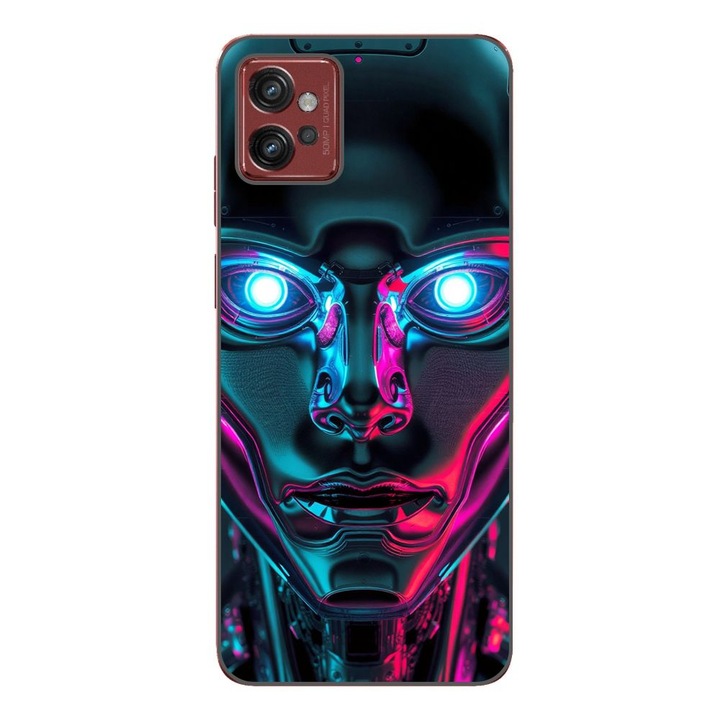 Husa compatibila cu Motorola Moto G32 Silicon Gel Tpu Model Chrome Humanoid