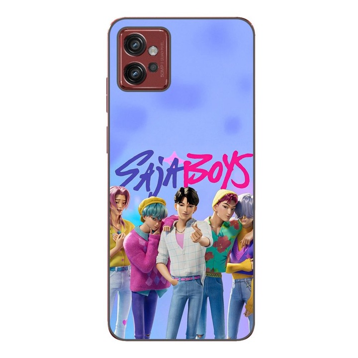 Husa compatibila cu Motorola Moto G32 Silicon Gel Tpu Model KPop Demon Hunters Saja Boys