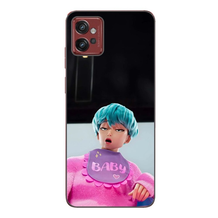 Husa compatibila cu Motorola Moto G32 Silicon Gel Tpu Model KPop Demon Hunters Saja Baby