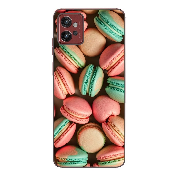Husa compatibila cu Motorola Moto G32 Silicon Gel Tpu Model Tasty Macarons