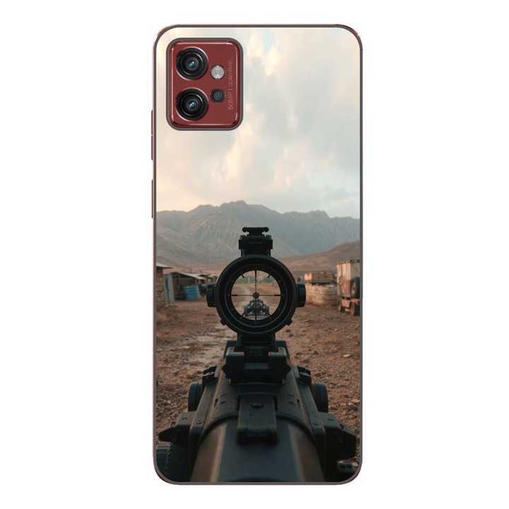 Husa compatibila cu Motorola Moto G32 Silicon Gel Tpu Model First Person Shooter