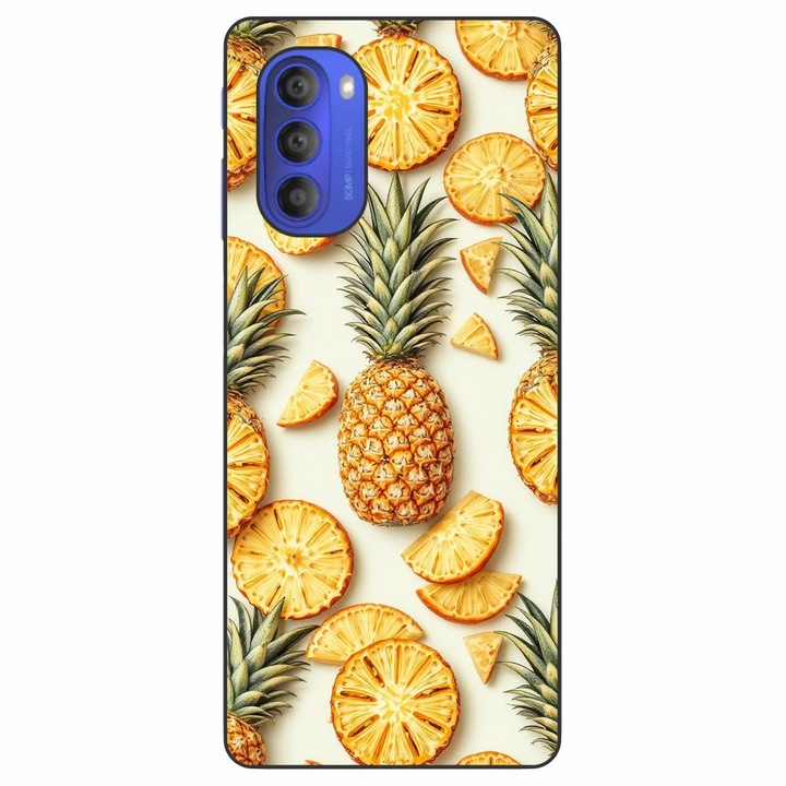 Husa compatibila cu Motorola Moto G51 5G Silicon Gel Tpu Model Juicy Pineapple