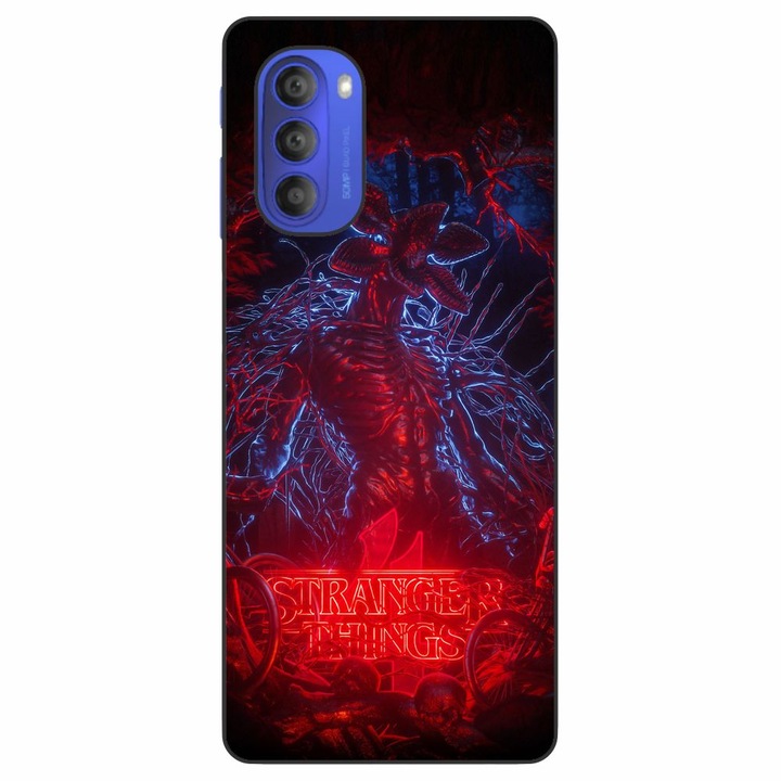 Husa compatibila cu Motorola Moto G51 5G Silicon Gel Tpu Model Stranger Things Demogorgon