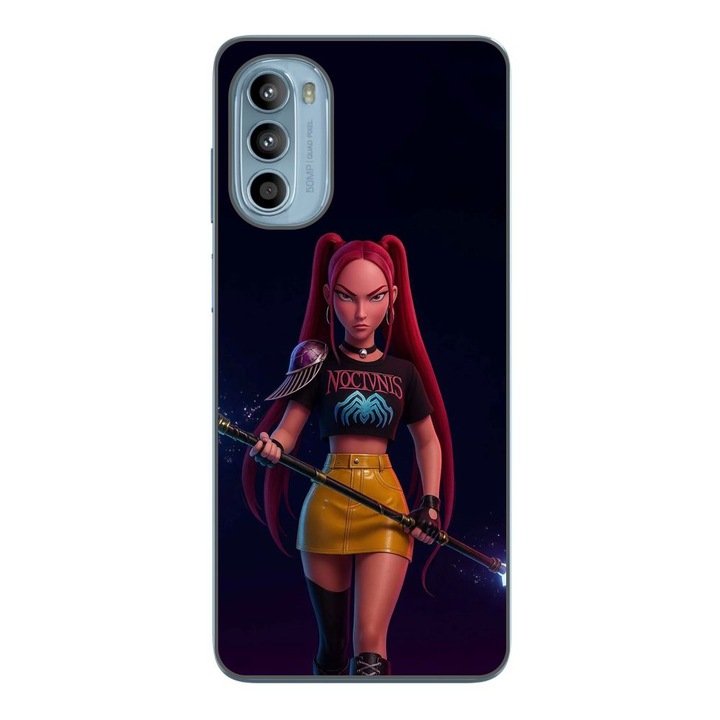 Husa compatibila cu Motorola Moto G52 Silicon Gel Tpu Model KPop Demon Hunters Mira Fight