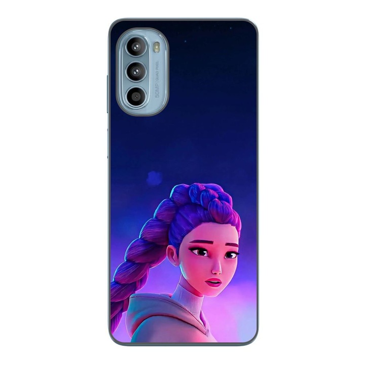 Husa compatibila cu Motorola Moto G52 Silicon Gel Tpu Model KPop Demon Hunters Rumi Sunset