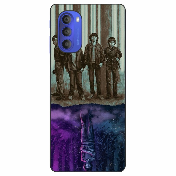 Husa compatibila cu Motorola Moto G51 5G Silicon Gel Tpu Model Stranger Things Upside Down Eleven