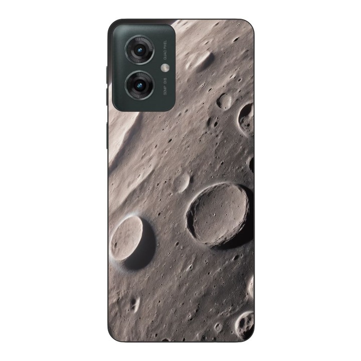 Husa compatibila cu Motorola Moto G55 Silicon Gel Tpu Model Moon Surface