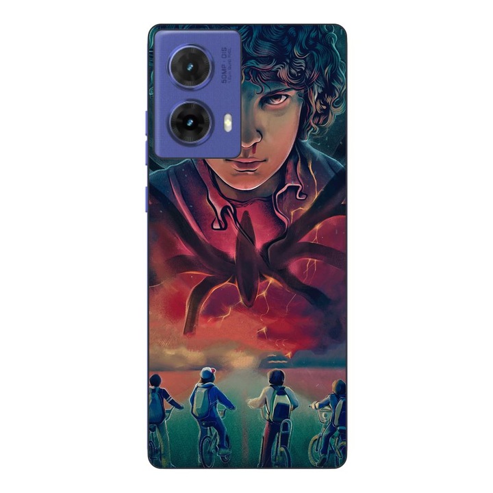 Husa compatibila cu Motorola Moto G85 Silicon Gel Tpu Model Stranger Things Cartoon