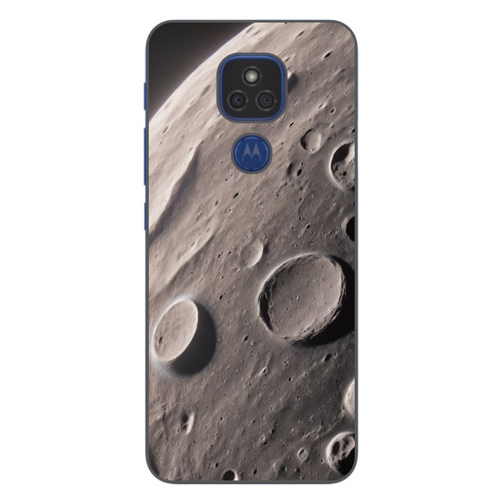 Husa compatibila cu Motorola Moto G9 Play Silicon Gel Tpu Model Moon Surface
